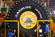 Aeolus Tyre’s World’s Largest Tyre Rolls Off the Production Line